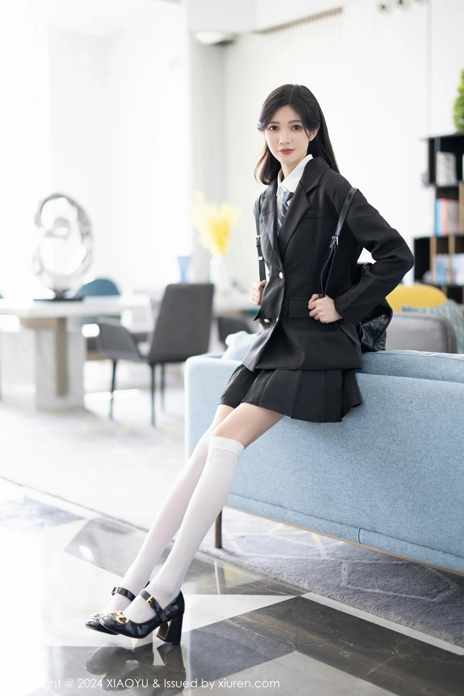 [XIAOYU语画界] 2024.02.19 VOL.1204 程程程- 深色日系学妹制服 黑色内衣 性感写真 [83+1P]