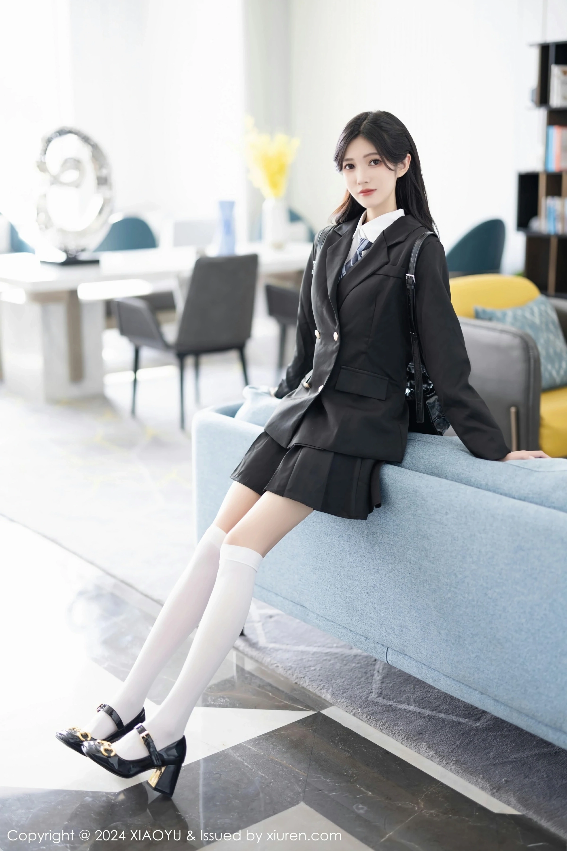 [XIAOYU语画界] 2024.02.19 VOL.1204 程程程- 深色日系学妹制服 黑色内衣 性感写真 [83+1P]